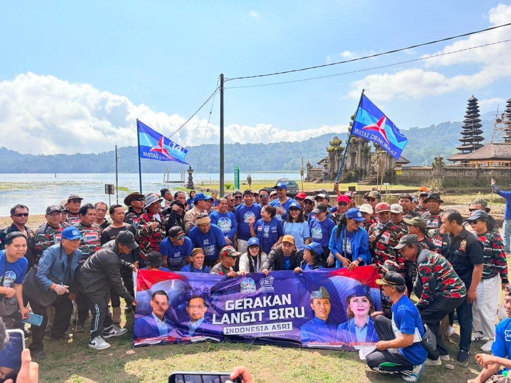 Demokrat Ajak Puluhan Ribu Masyarakat dalam Gerakan Langit Biru untuk Perkuat Gotong Royong