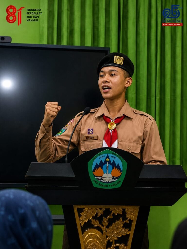 Pelajar dari Pacitan Serukan Anak Muda untuk Jadi Pencipta Peluang, Bukan Hanya Konsumen