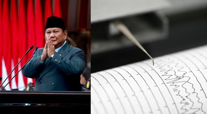 Gempa Bumi Melanda 3 Wilayah Indonesia Sehari Setelah Pidato Presiden Prabowo