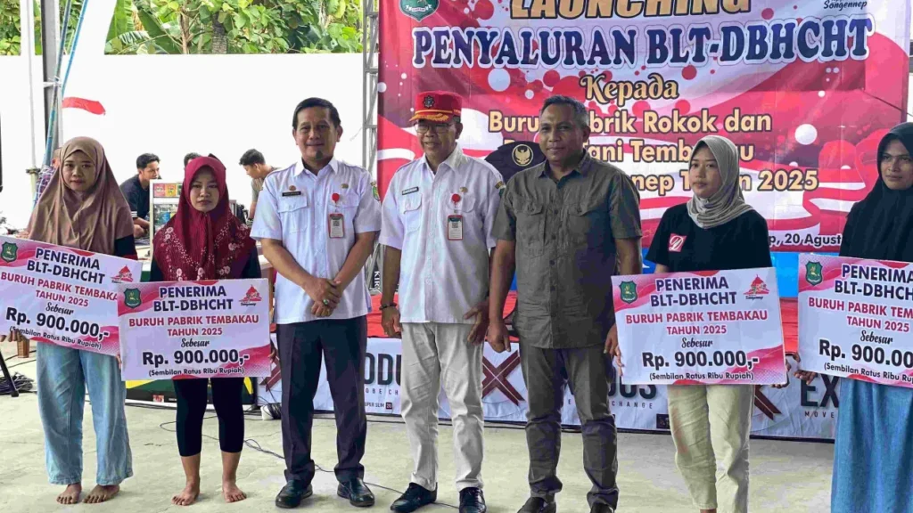 Pemkab Sumenep Bagikan BLT DBHCHT 2026: 2.600 Buruh Tembakau Terima Rp900 Ribu Masing-Masing