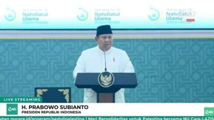 Prabowo Ucapkan Selamat kepada Pengurus Baru PBNU Usai Tutup Muktamar NU ke-35