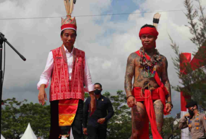 Profil Panglima Jilah, Pemimpin TBBR yang Menyambut Jokowi di Acara Adat Dayak