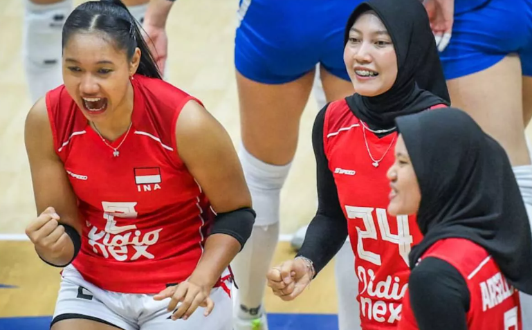 Timnas Voli Putri Indonesia Melaju ke Perempat Final AVC Women's Continental 2026 Setelah Kalahkan Australia 3-0