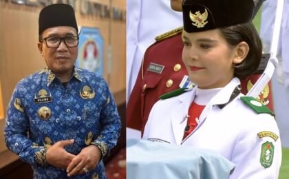 Celine, Paskibraka Asal Pontianak, Mendapat Apresiasi dari Bupati Kubu Raya