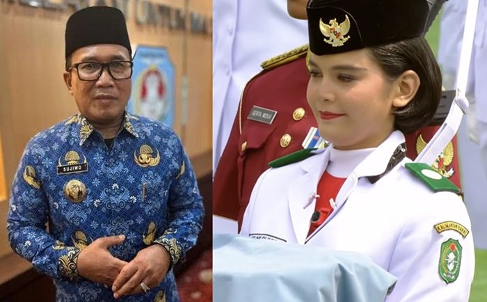 Celine, Paskibraka Asal Pontianak, Mendapat Apresiasi dari Bupati Kubu Raya