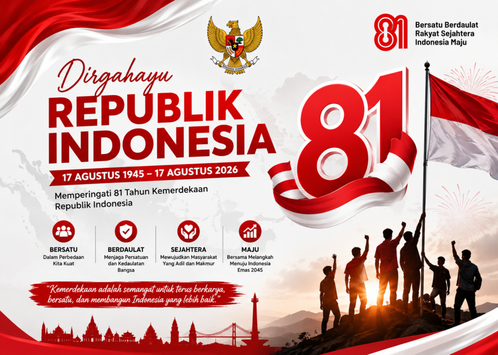 30 Ucapan Nasionalisme HUT ke-81 RI 2026 yang Cocok untuk Media Sosial