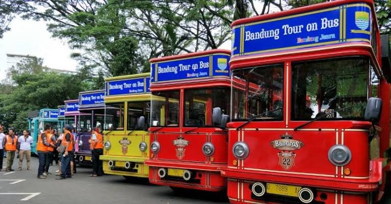 Tarif Bandros Disunat Menjadi Rp8 Saat HUT Kemerdekaan RI di Bandung