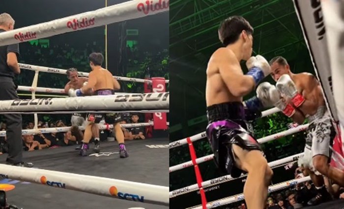 Hasil Live Byon Combat 8: Nyong Nelson Kuasai Pertandingan dan Raih Sabuk Tinju ICB