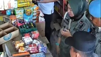 Oknum Satpol PP Aceh Utara Diduga Curangi Pedagang Rokok Saat Razia