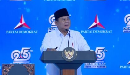 Prabowo Tanggapi Pidato Politik AHY di HUT ke-25 Demokrat, Bahas Isu Bakar-Bakar