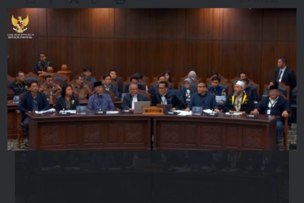 Sidang Ijazah Gibran Memanas: MK Mintakan Penjelasan KPU Terkait Verifikasi dan Akses Bawaslu