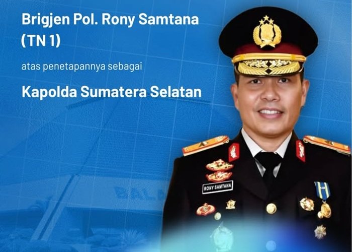 Brigjen Pol Rony Samtana Tarigan, Alumni SMA Taruna Nusantara Seangkatan Letjen TNI Lucky Avianto, Resmi Menjadi Kapolda Sumsel