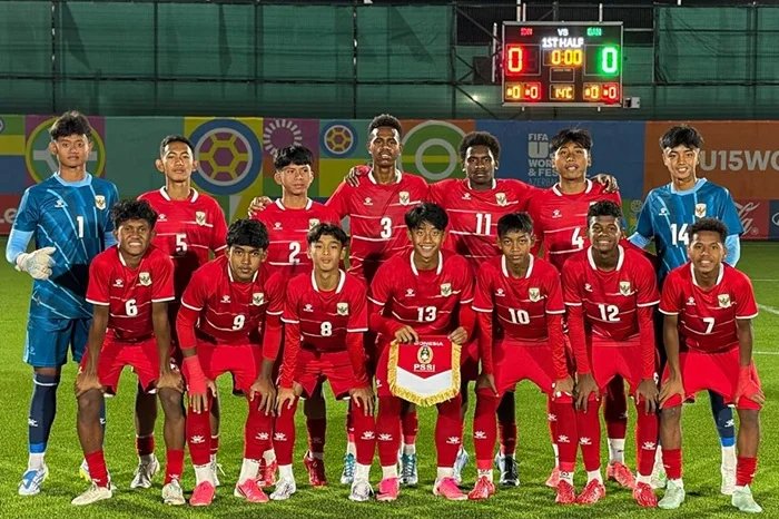 Nonton Live Streaming Timnas Indonesia U-15 vs Moldova di Babak 32 Besar Piala Dunia U15 2026