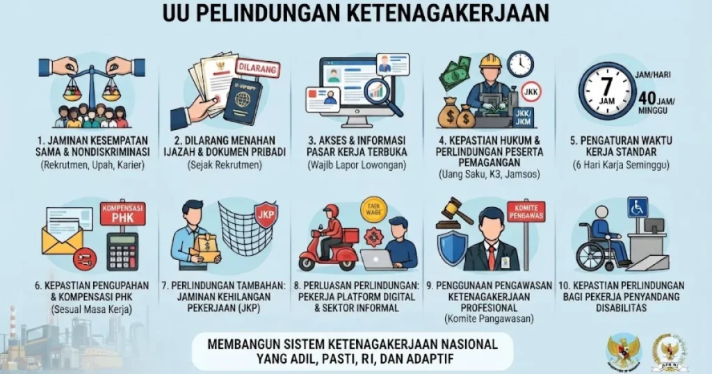 DPR Resmi Sahkan UU Pelindungan Ketenagakerjaan: Aturan Kesetaraan dan PHK