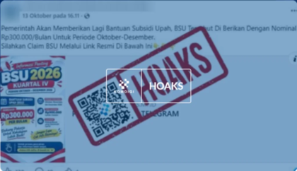 Jangan Terperdaya! Hoaks Pendaftaran BSU 2026 Metode Telegram dengan Biaya Rp300 Ribu Terbongkar!
